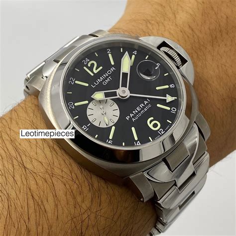 panerai 161 gmt titanium bracelet|Panerai Luminor Gmt PAM 00161 .